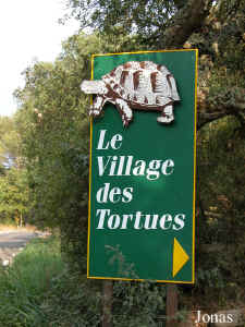 Le village des tortues hermann à Gonfaron
